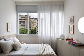 Cortina de tecido em ambiente residencial