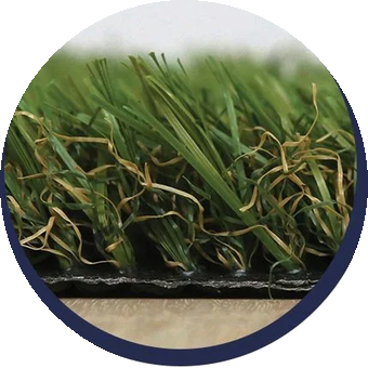 Close do fio de grama sintética 30 mm — linha Kapazi